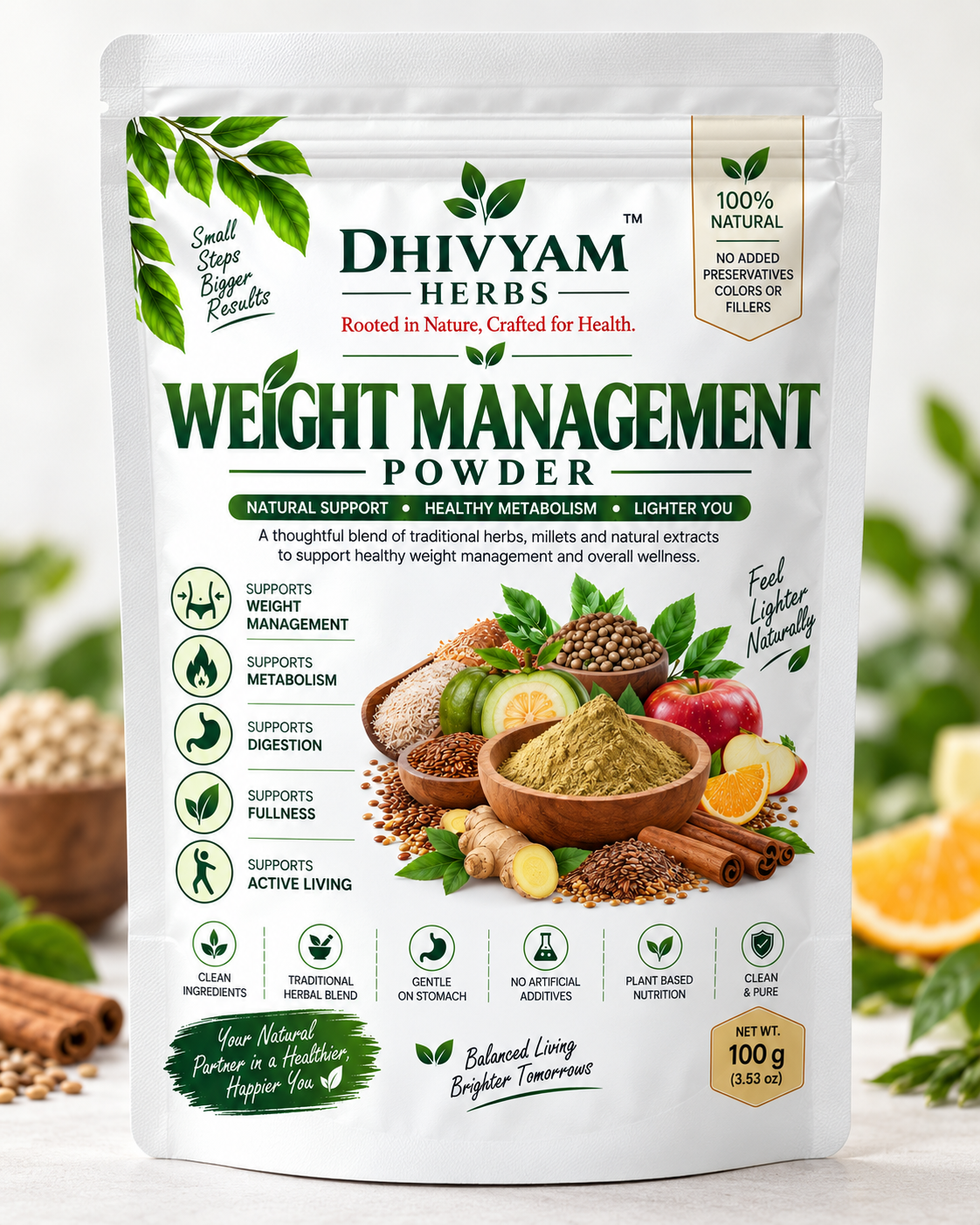 Dhivyam Herbs Weight Loss Management Powder