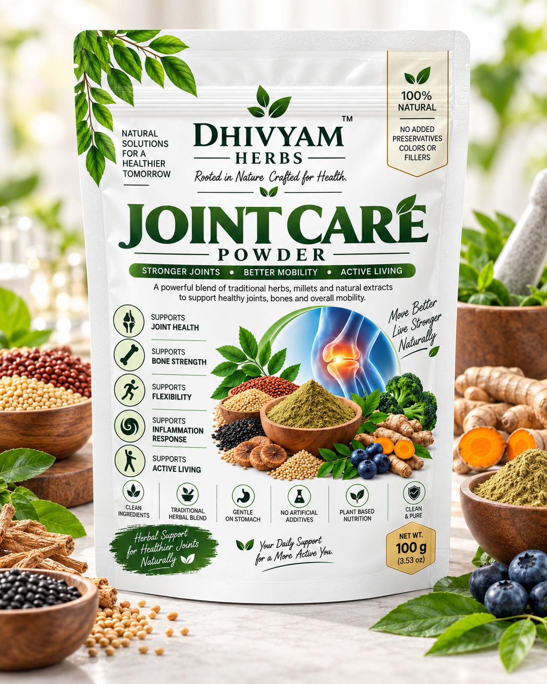 Dhivyam Herbs Joint Ortho Care Powder