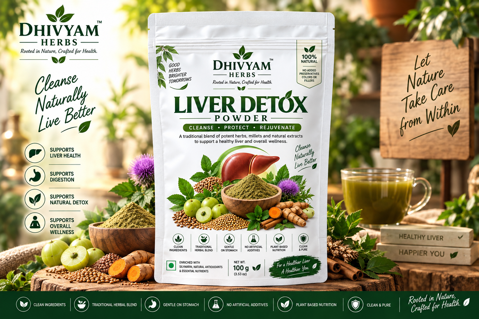 Dhivyam Herbs Liver Detox Powder