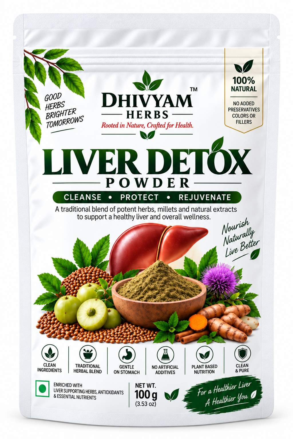 Dhivyam Herbs Liver Detox Powder